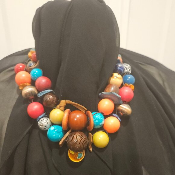 Chico's Jewelry - NECKLACE BY CHICO'S, CHUNKY BOHO